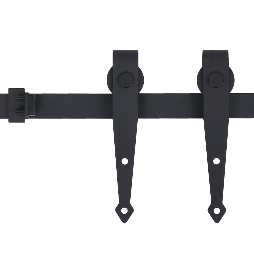 Ensemble de suspension Vidaxl pour la porte mini-skiver 183 cm en acier au carbone