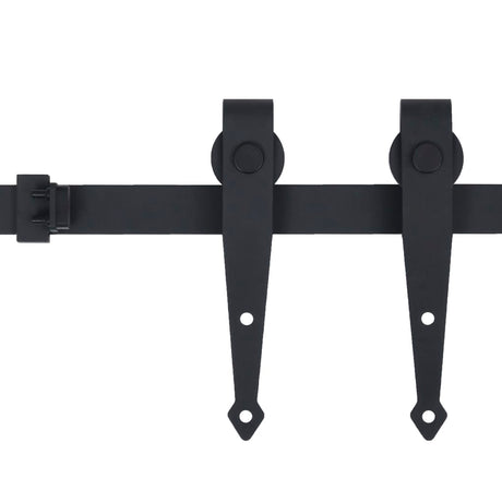 Ensemble de suspension Vidaxl pour la porte mini-skiver 183 cm en acier au carbone
