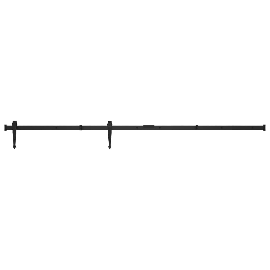 Ensemble de suspension Vidaxl pour une mini-porte en acier au carbone 152 cm