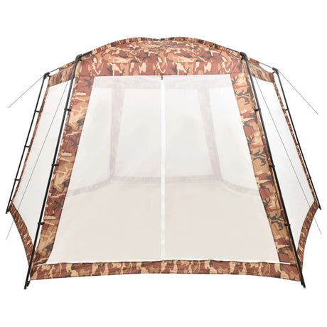 Vidaxl Piscine Tent 590x520x250 cm Camouflage de tissu