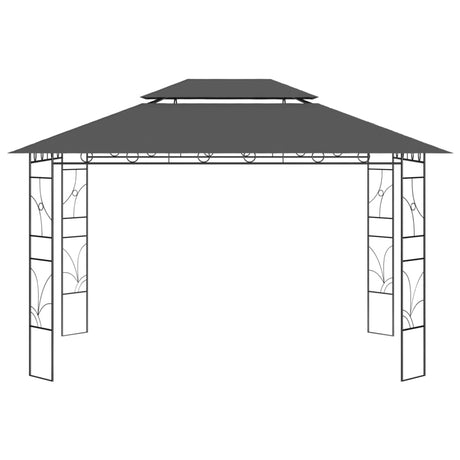 Vidaxl Arbor 160 g m² 4x3x2,7 m anthracite -colored