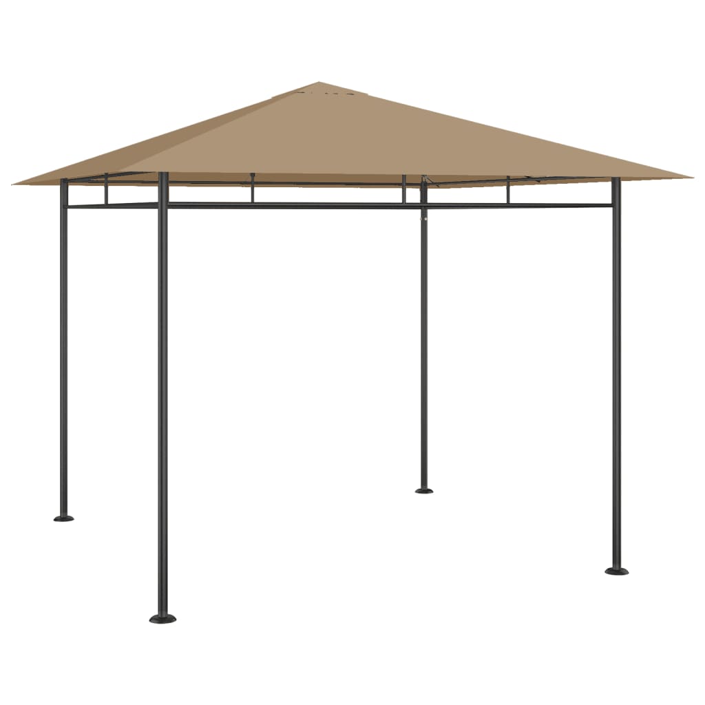 Vidaxl prieel 180 g m² 3x3x2,7 m taupe