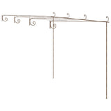 Vidaxl tuinpergola 4x3x2,5 m de fer marron antique