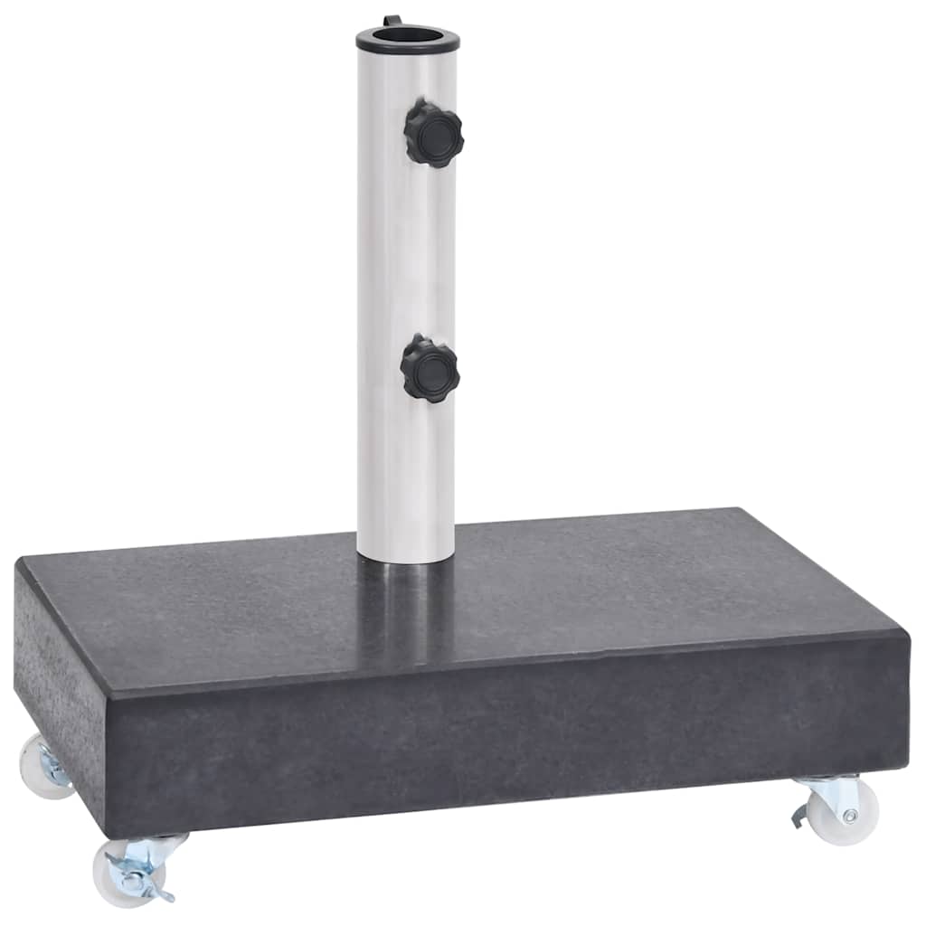 Vidaxl Parasol Foot 45x25x8 cm Granite noir