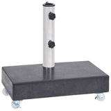 Vidaxl Parasol Foot 45x25x8 cm Granite noir