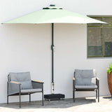 Vidaxl Parasol Foot 45x25x8 cm Granite noir