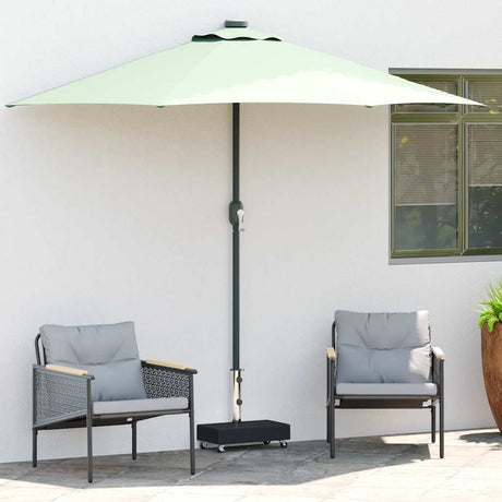 Vidaxl Parasol Foot 45x25x8 cm Granite noir