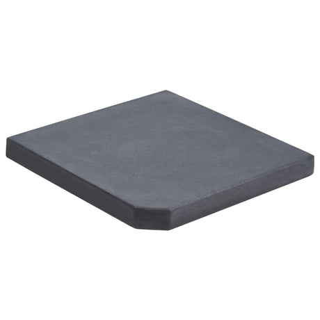 Vidaxl Parasol FootPle carré 25 kg de granit noir