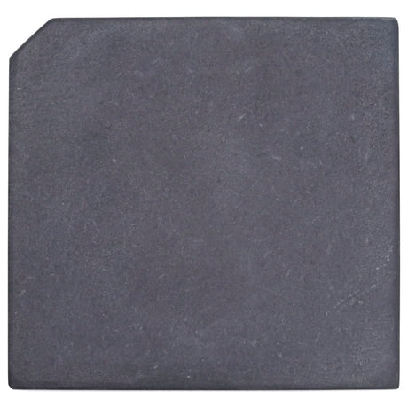 Vidaxl Parasol FootPle carré 25 kg de granit noir