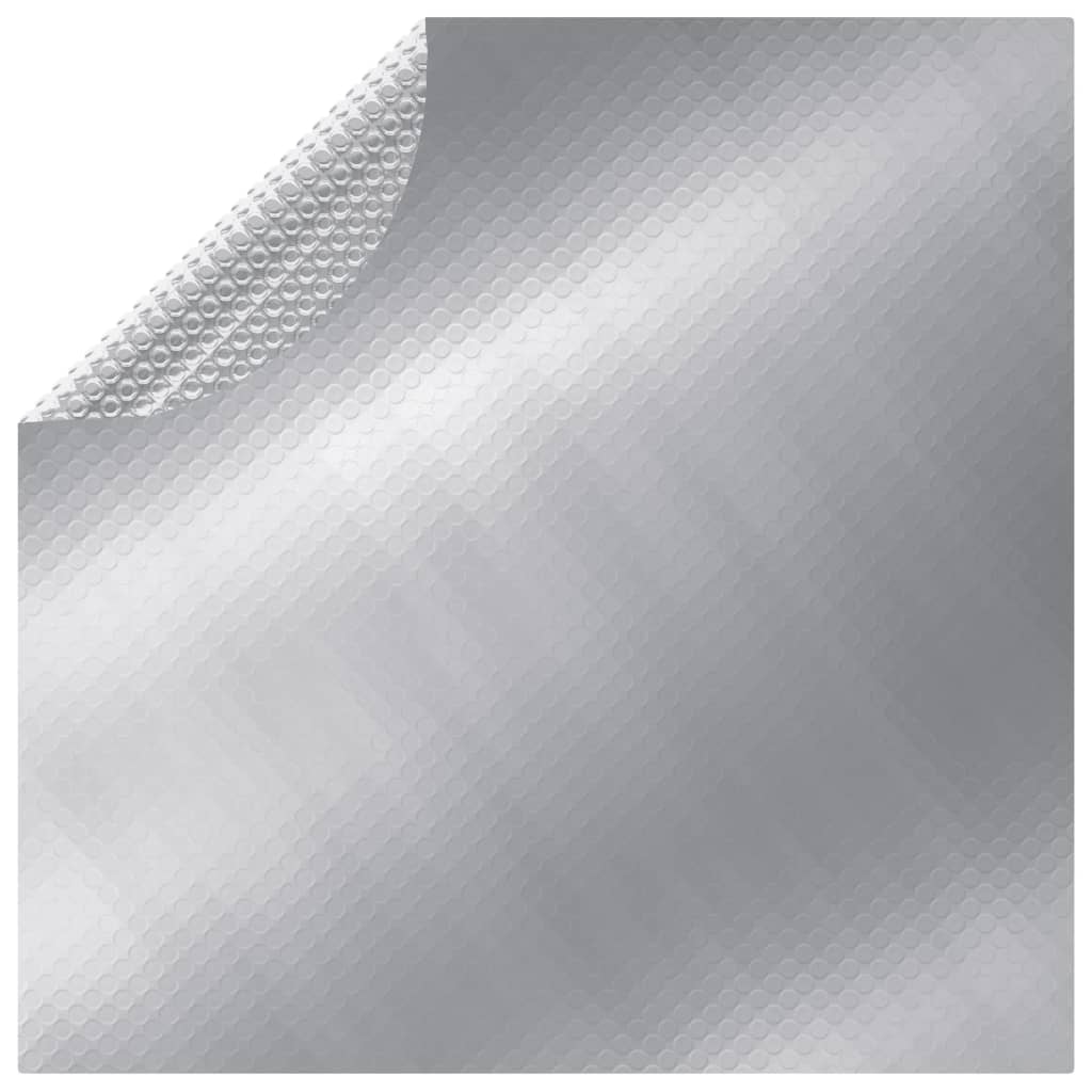 Couvercle de piscine vidaxl 455 cm PE argent coloré