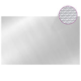 COUVERTURE DE LA PAOBLE VIDAXL 260X160 CM PE Silver Colored