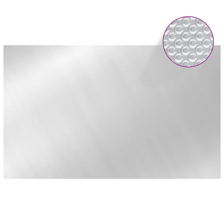 COUVERTURE DE LA PAOBLE VIDAXL 260X160 CM PE Silver Colored