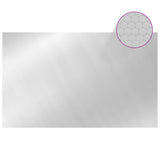 COUVERTURE DE LA PAOBLE VIDAXL 260X160 CM PE Silver Colored