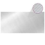Couvercle de piscine vidaxl 450x220 cm PE argent coloré