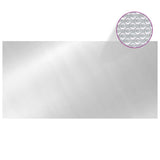 Couvercle de piscine vidaxl 549x274 cm PE argent coloré