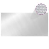 Couvercle de piscine vidaxl 600x300 cm PE argent coloré