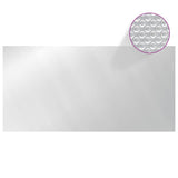 Couvercle de piscine vidaxl 488x244 cm PE argent coloré