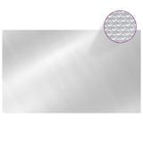 Couvercle de piscine vidaxl rectangulaire 1000x600 cm PE argent coloré