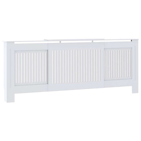 Construction de radiotorom vidaxl 205 cm mdf blanc