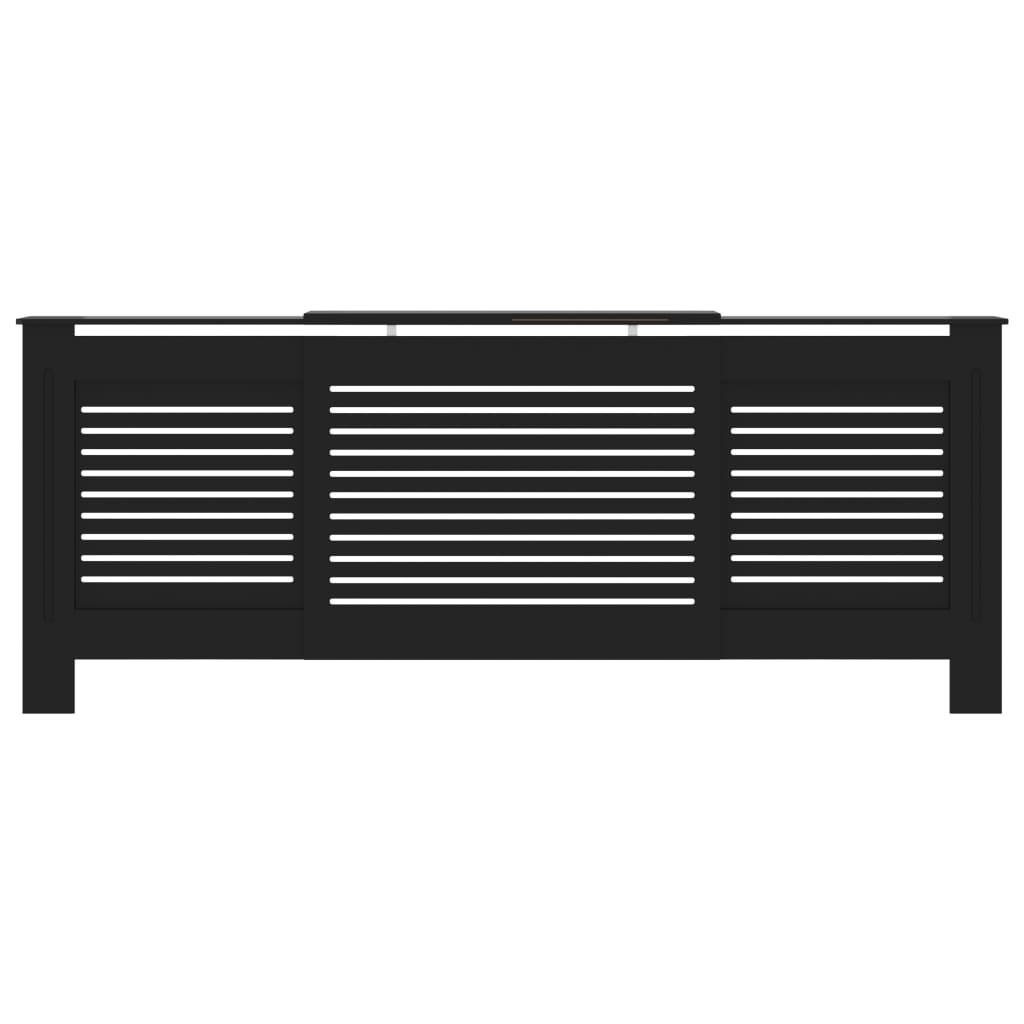 Vidaxl Radiatorom construction 205 cm MDF Black