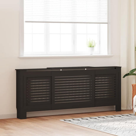 Construction de radiatorom vidaxl 205 cm mdf noir