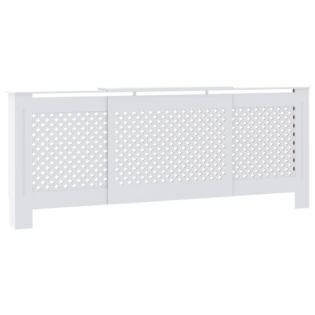 Construction de radiotorom vidaxl 205 cm mdf blanc