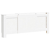 Construction de radiotorom vidaxl 205 cm mdf blanc