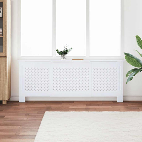 Construction de radiotorom vidaxl 205 cm mdf blanc