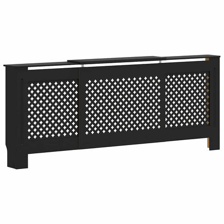 Construction de radiatorom vidaxl 205 cm mdf noir