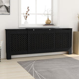 Construction de radiatorom vidaxl 205 cm mdf noir