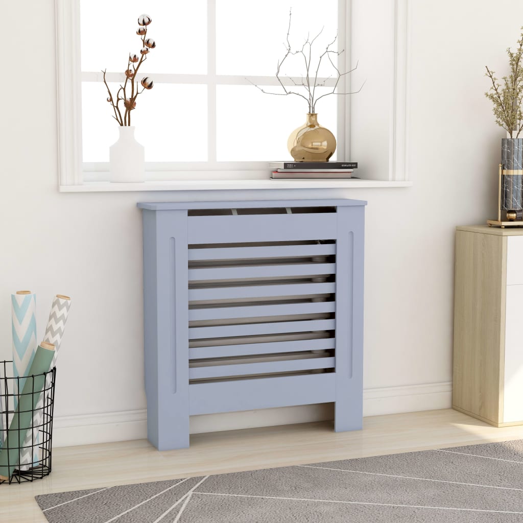 Construction de radiatorom vidaxl 78 cm mdf gris