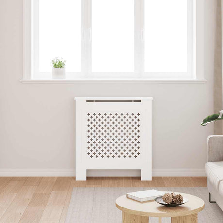 Construction de radiatorom vidaxl 78 cm mdf blanc