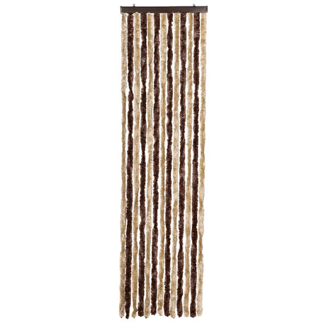 Vidaxl Fly Curtain 56x200 cm CHENILLE BEIGE ET BRORM LECT