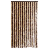 Vidaxl Fly Curtain 118x220 cm CHENILLE BEIGE et BRORM LECT