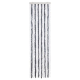 Vidaxl Fly Curtain 56x200 cm CHENILLE GREN ET BLANC
