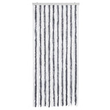 Vidaxl Fly Curtain 90x200 cm CHENILLE GREN ET BLANC