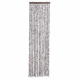 Vidaxl Fly Curtain 56x200 cm CHENILLE BRORN ET BEIGE