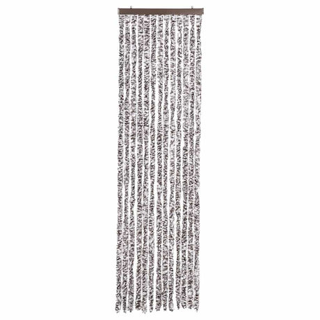 Vidaxl Fly Curtain 56x200 cm CHENILLE BRORN ET BEIGE