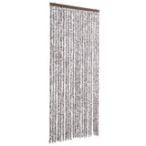 Vidaxl Fly Curtain 90x200 cm CHENILLE BRORN ET BEIGE