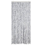 Vidaxl Fly Curtain 90x200 cm CHENILLE BLANC ET GRENE