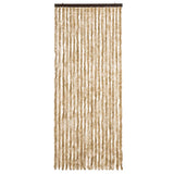 Vidaxl Fly Curtain 56x200 cm CHENILLE BEIGE