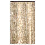 Vidaxl Fly Vorhang 118x220 cm Chenille Beige