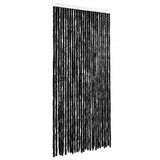 Vidaxl Fly Curtain 118x220 cm CHENILLE Anthracite
