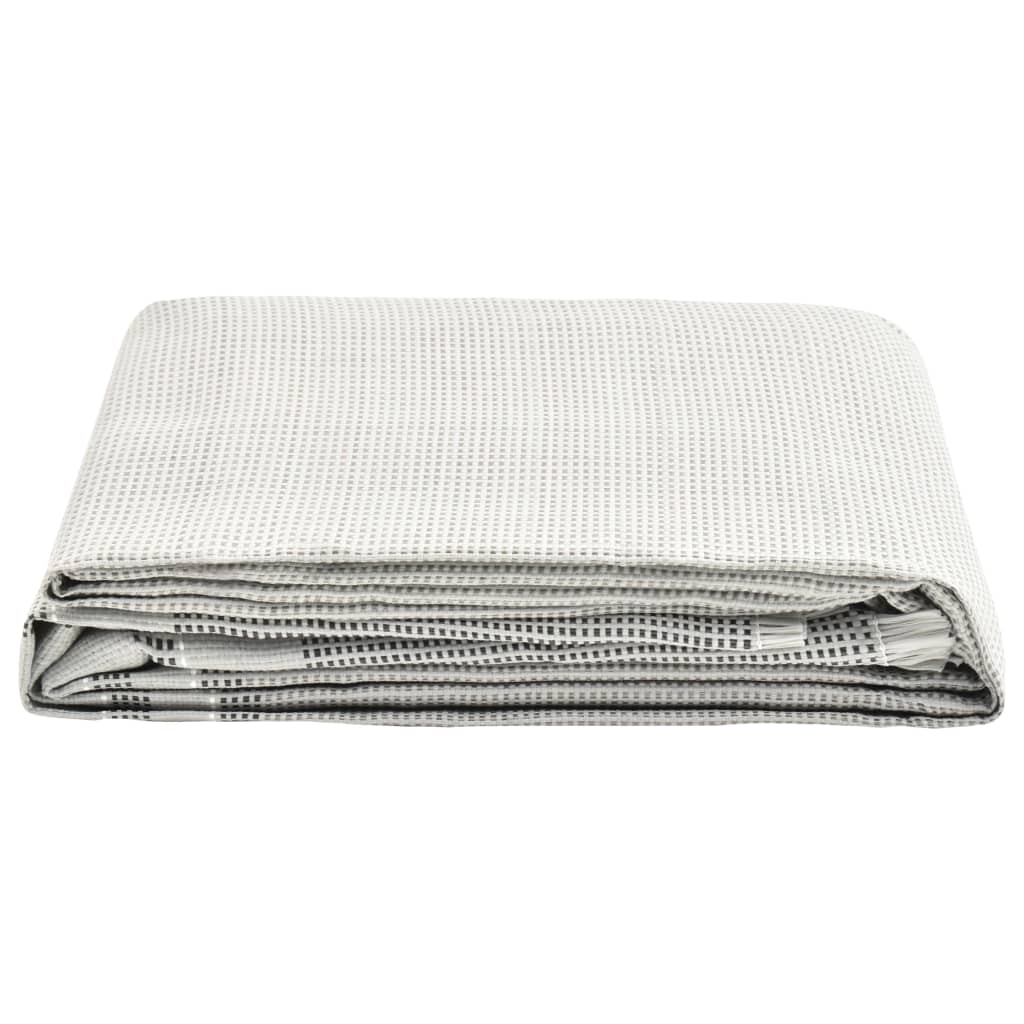 Tapis de tente Vidaxl 300x250 cm gris