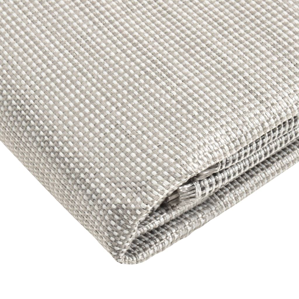 Tapis de tente Vidaxl 600x300 cm gris foncé