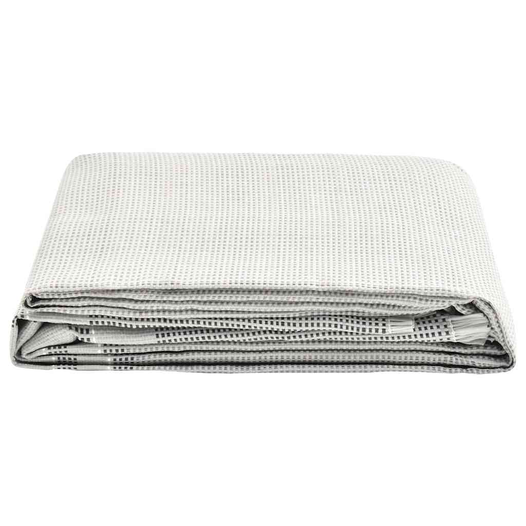 Tapis de tente Vidaxl 700x300 cm gris