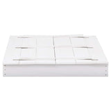 Vidaxl sandbox 95x90x15 cm vurenhout bianco