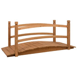 Vidaxl Garden Bridge 140x60x60 cm en pin massif