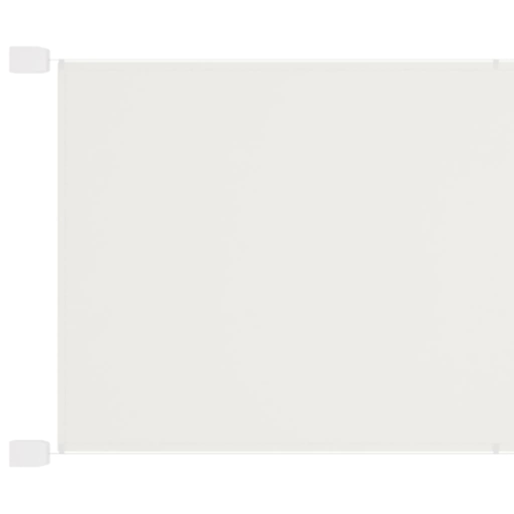 Vidaxl luifel vertical 60x360 cm tissu oxford blanc