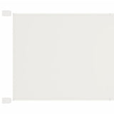 Vidaxl luifel vertical 60x600 cm tissu oxford blanc
